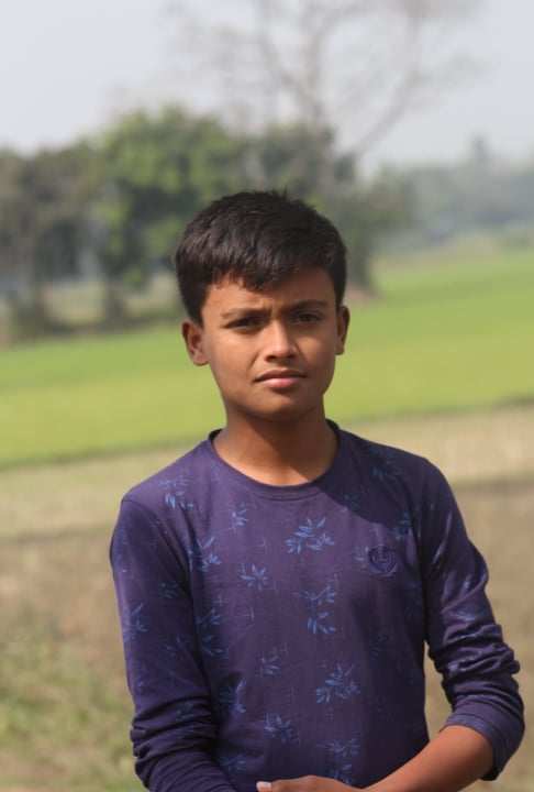 Saiem during his school days in Pipulia